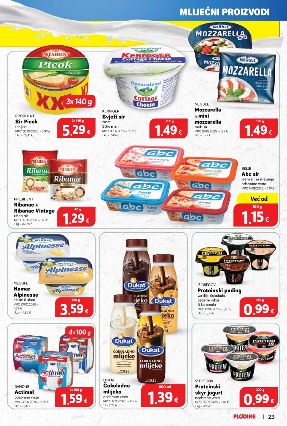 Plodine katalog Akcija 24.09. - 30.09.2025.