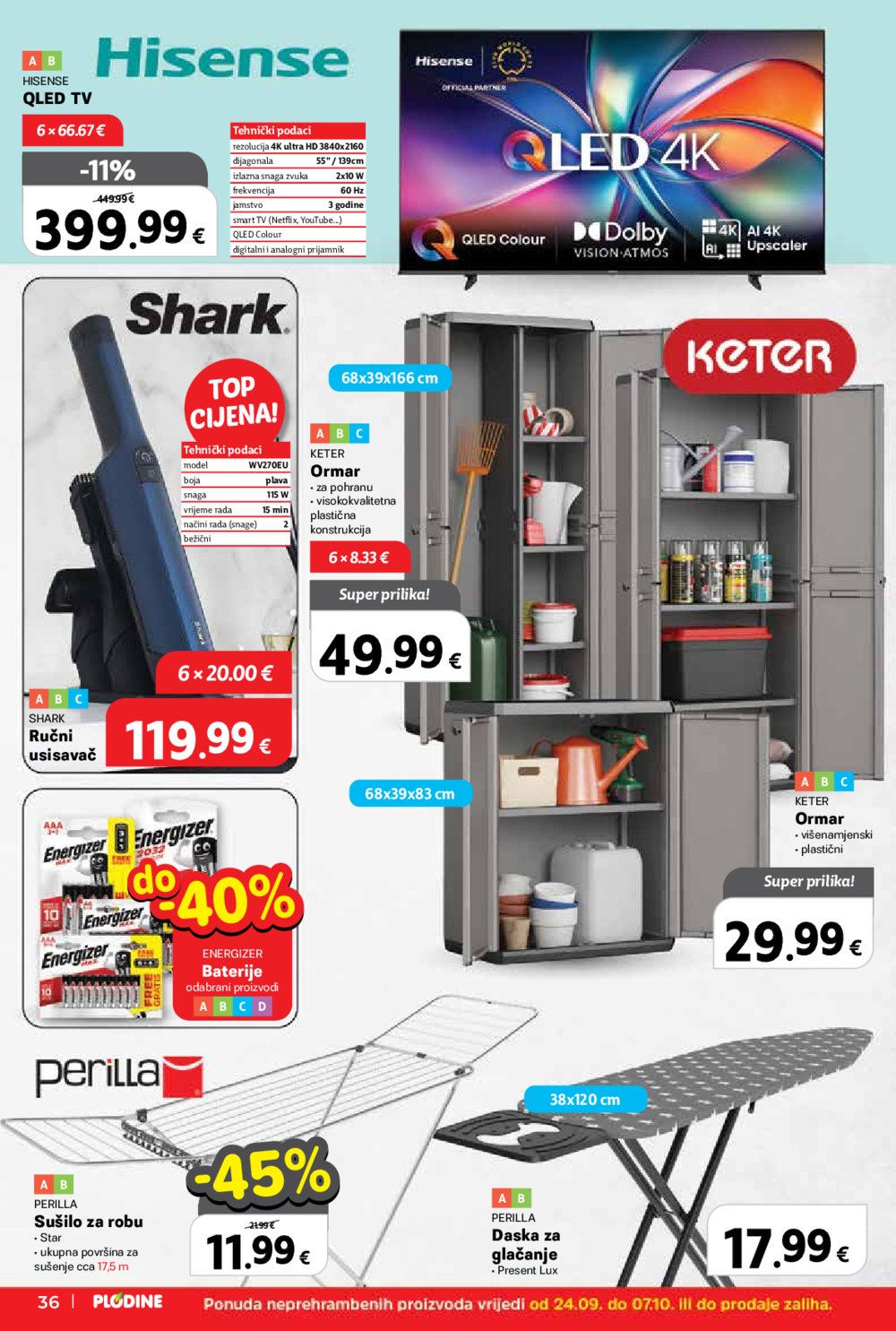 Plodine katalog Akcija 24.09. - 30.09.2025.