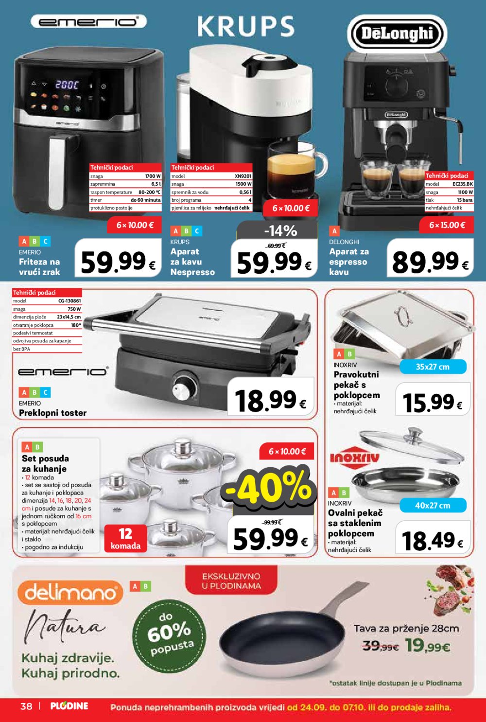 Plodine katalog Akcija 24.09. - 30.09.2025.