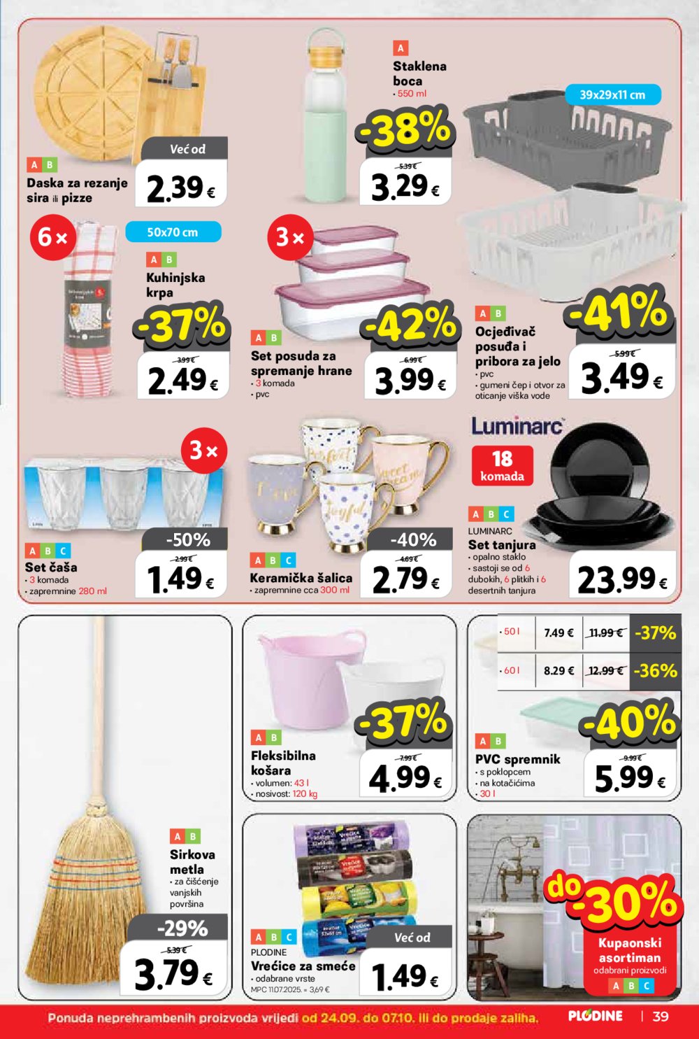 Plodine katalog Akcija 24.09. - 30.09.2025.