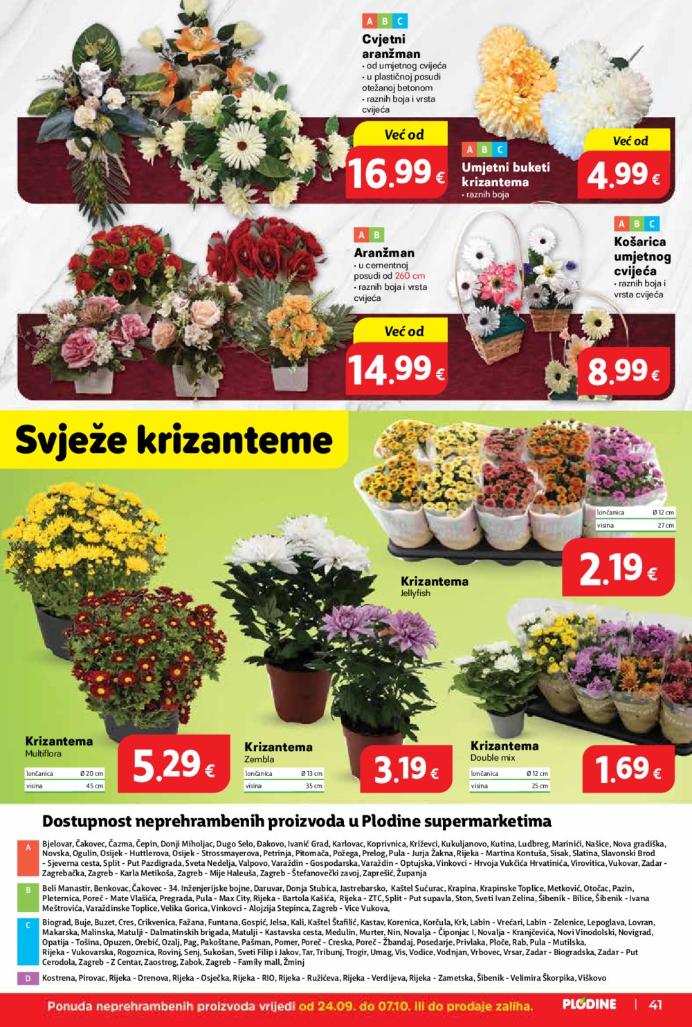 Plodine katalog Akcija 24.09. - 30.09.2025.