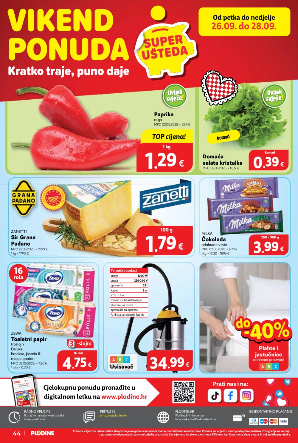 Plodine katalog Akcija 24.09. - 30.09.2025.
