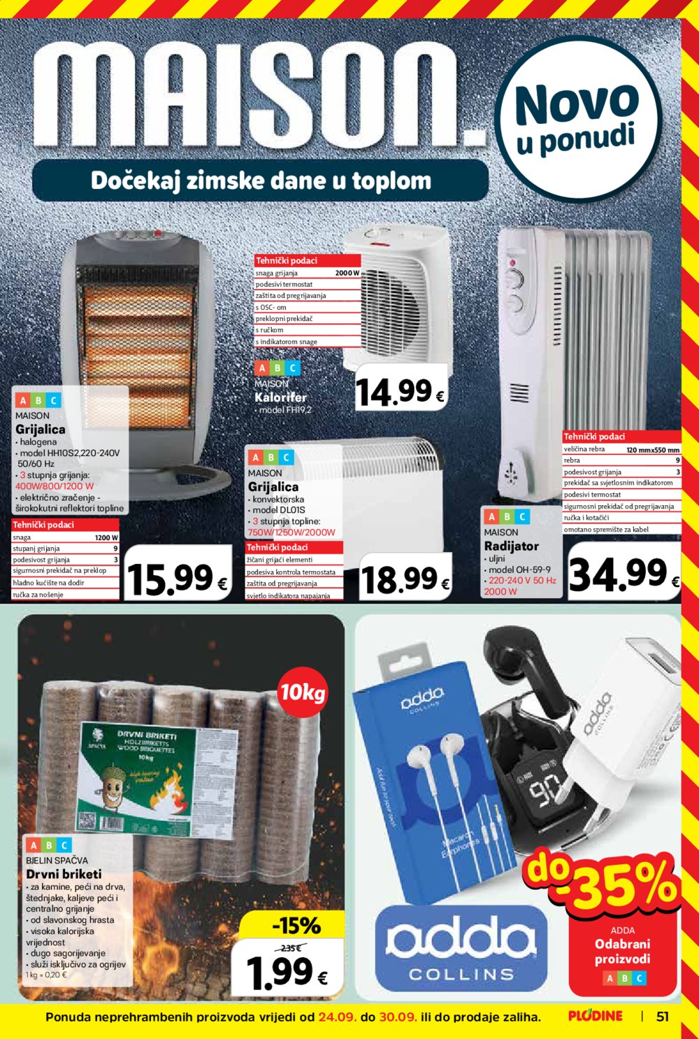 Plodine katalog Akcija 24.09. - 30.09.2025.