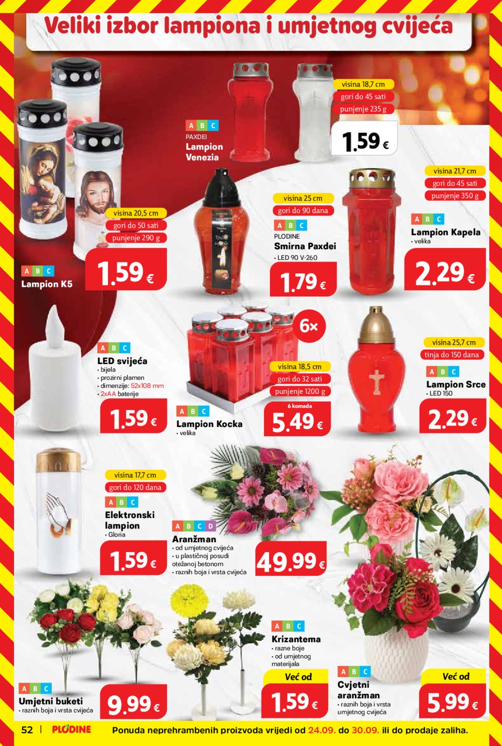 Plodine katalog Akcija 24.09. - 30.09.2025.