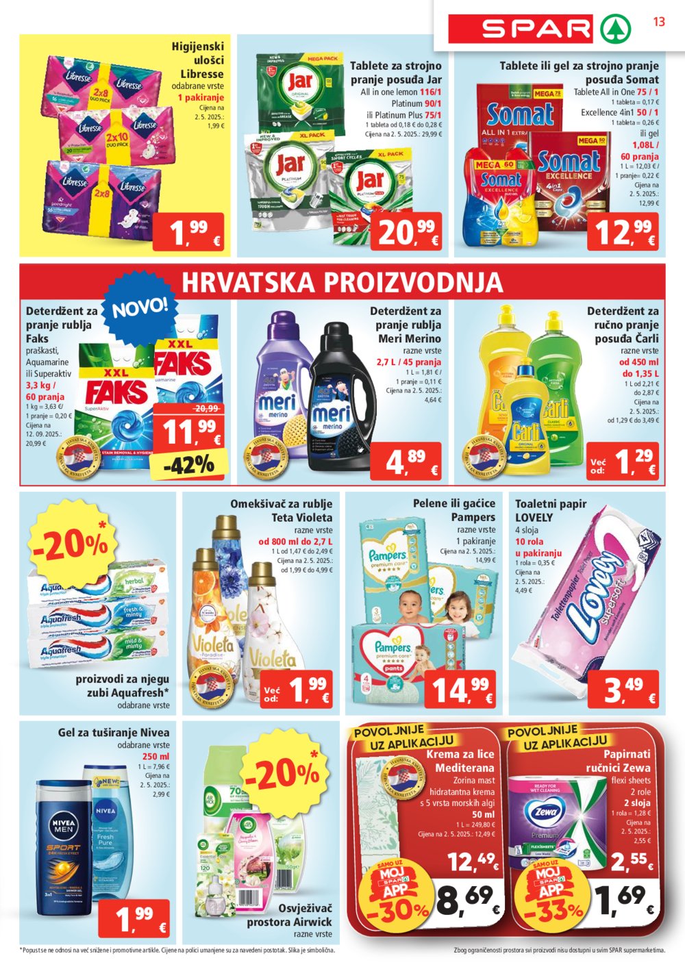 SPAR katalog Akcija 24.09. - 30.09.2025.