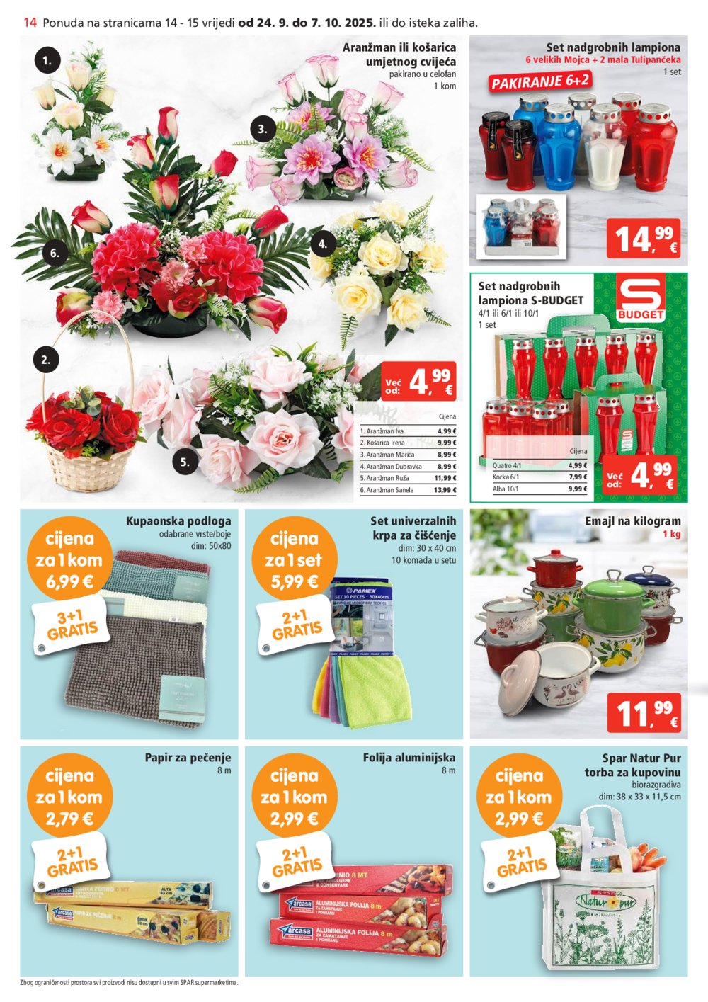 SPAR katalog Akcija 24.09. - 30.09.2025.