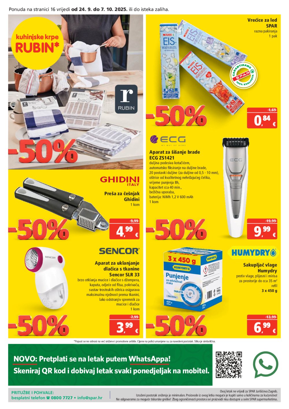 SPAR katalog Akcija 24.09. - 30.09.2025.