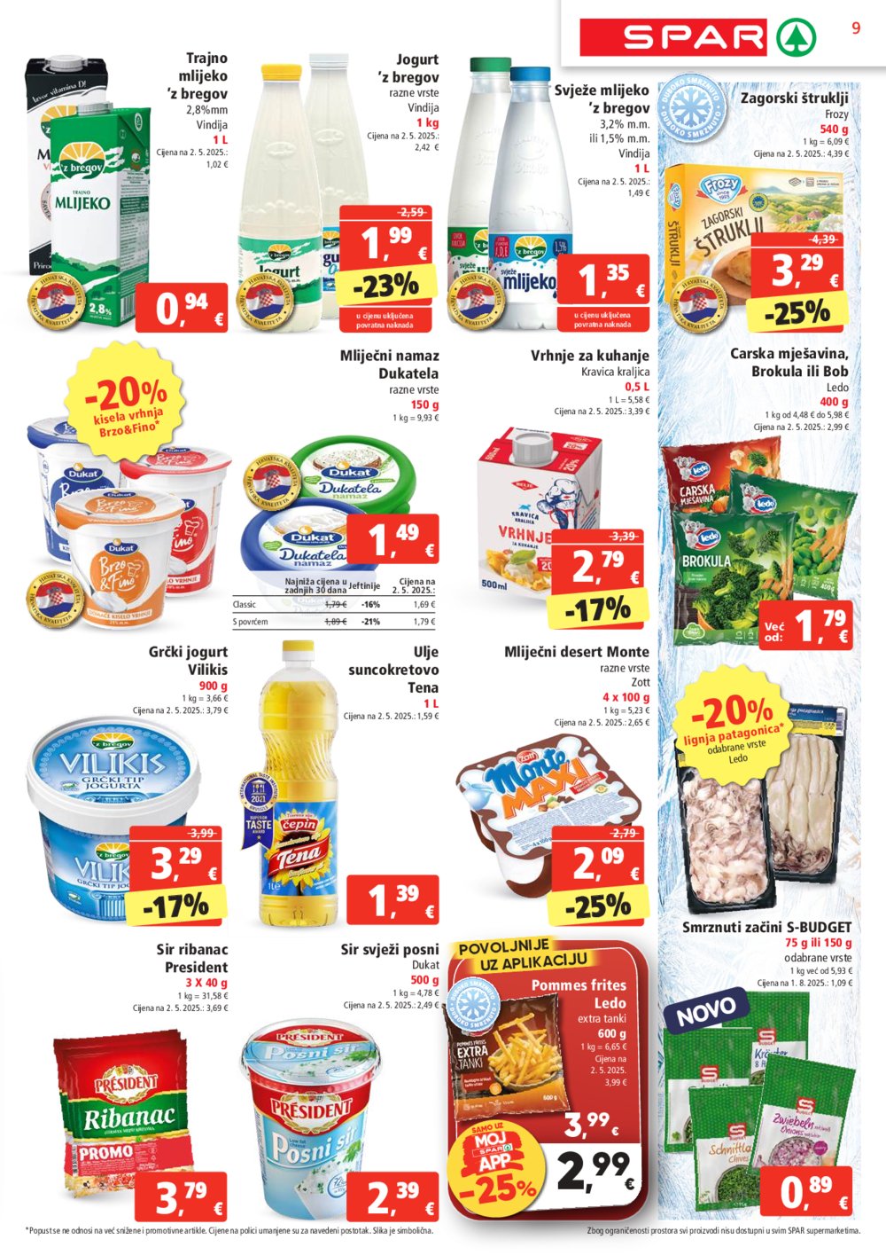 SPAR katalog Akcija 24.09. - 30.09.2025.