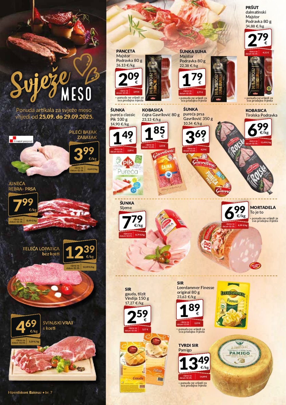 Bakmaz katalog Akcija 25.09. - 01.10.2025.