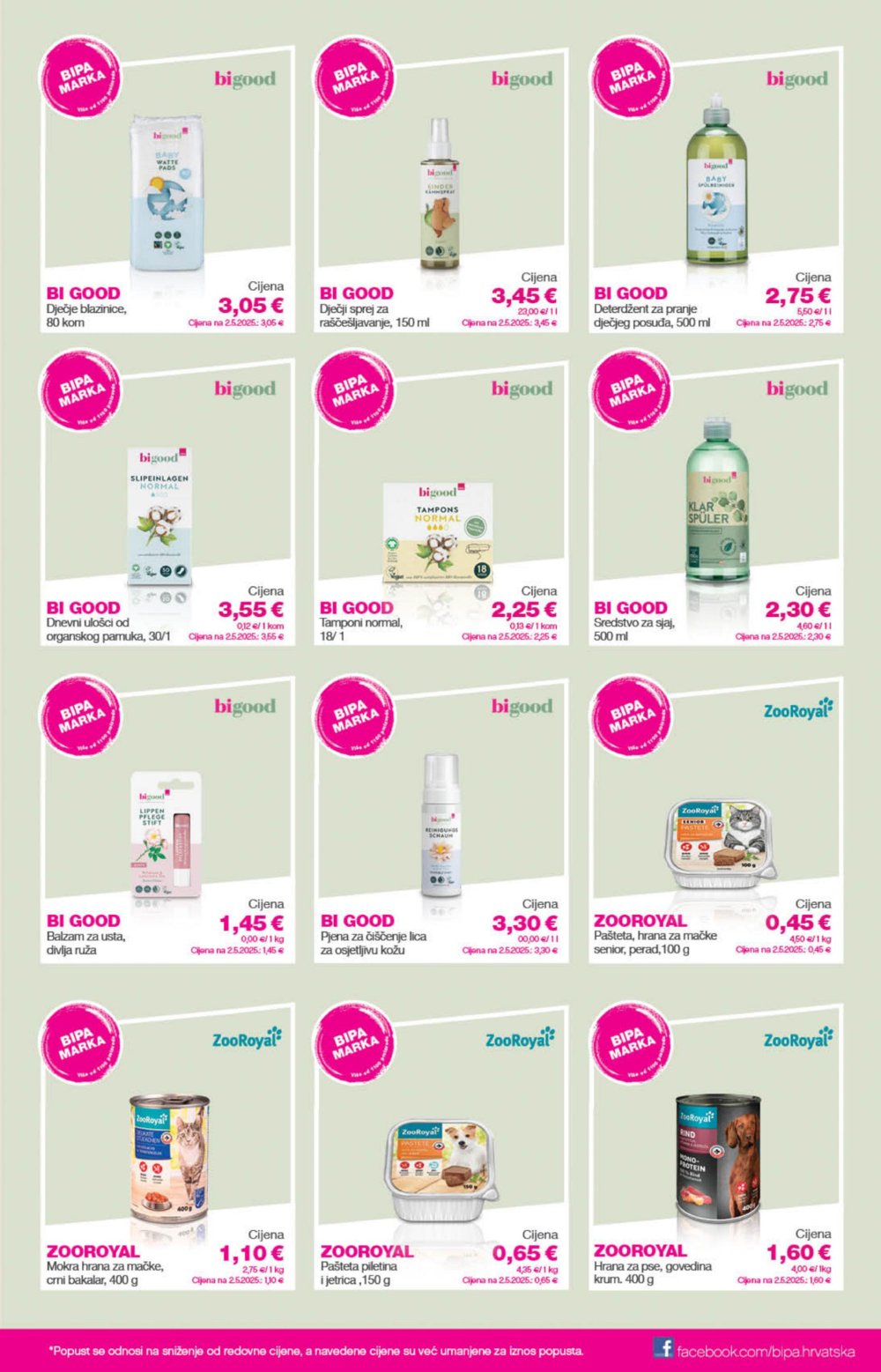 Bipa katalog Akcija 18.09. - 01.10.2025.
