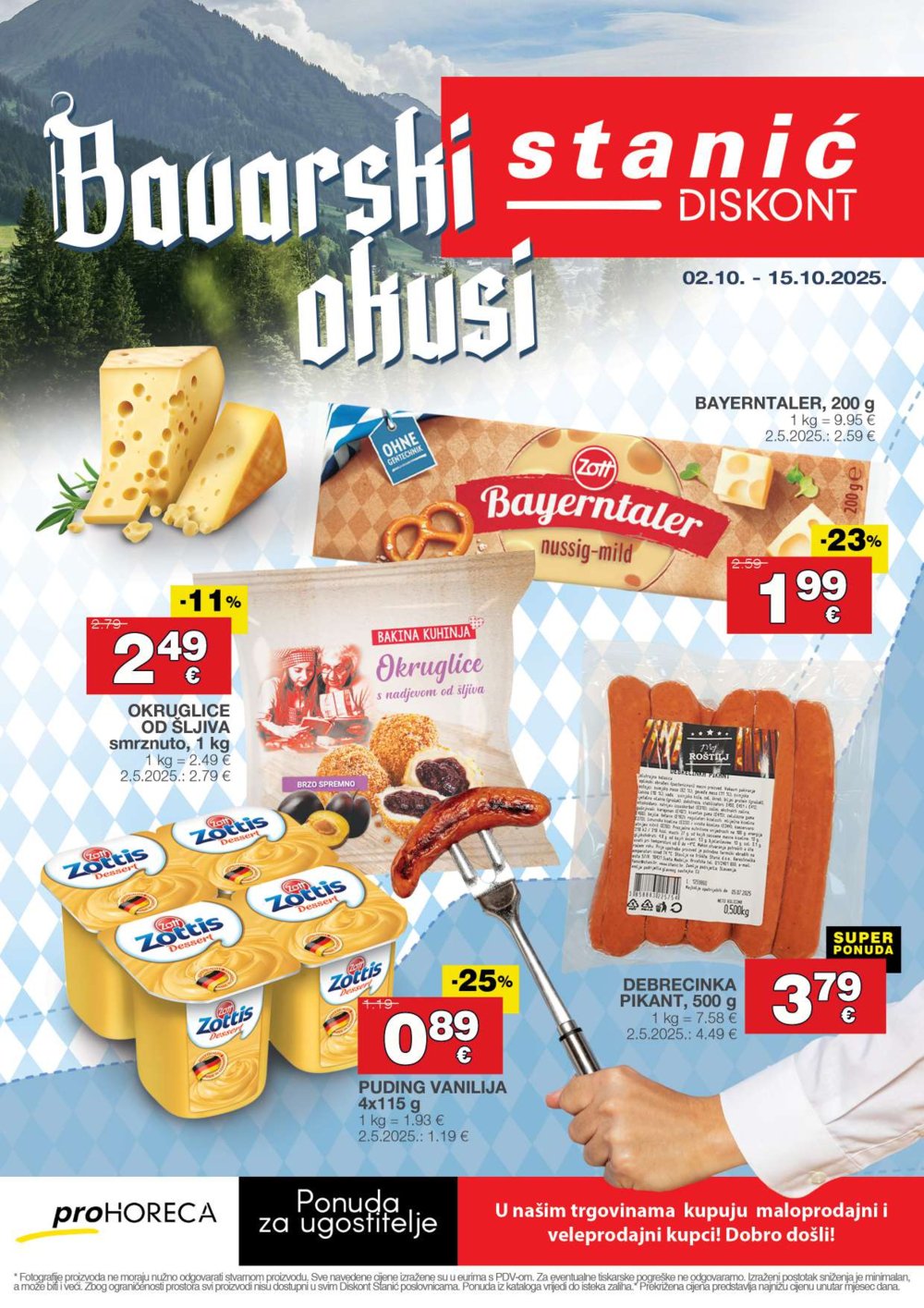 Diskont Stanić katalog Akcija 02.10. - 15.10.2025.