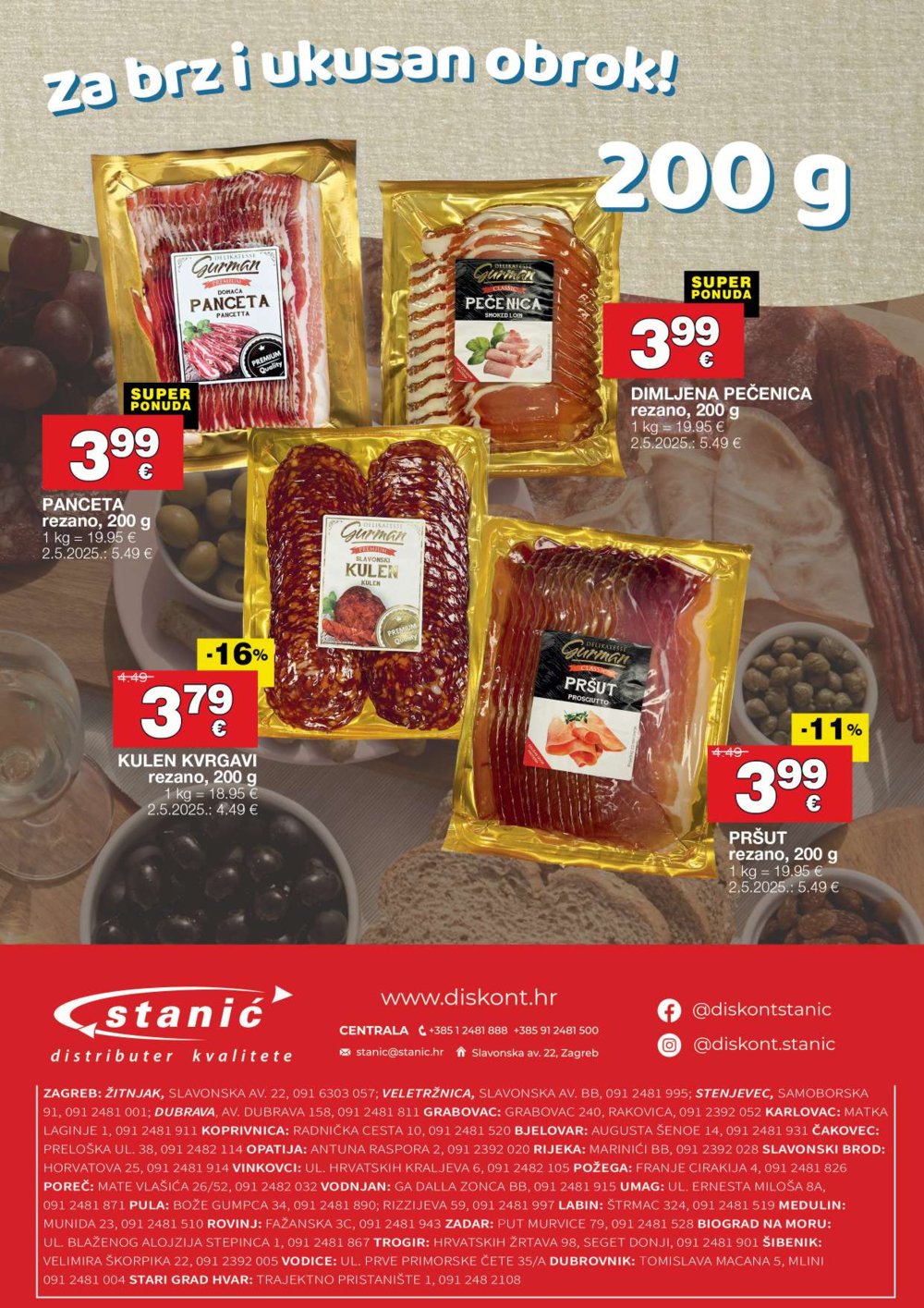 Diskont Stanić katalog Akcija 02.10. - 15.10.2025.