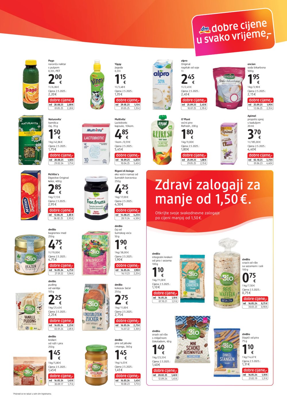 dm katalog Akcija 16.10. - 31.10.2025.