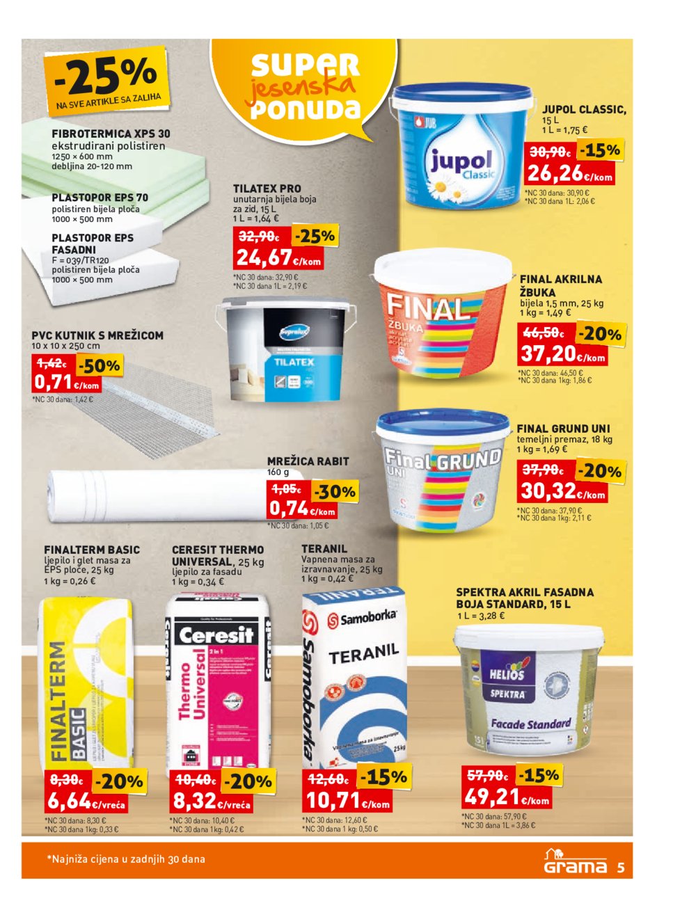 Grama katalog Akcija 23.09. - 21.10.2025.