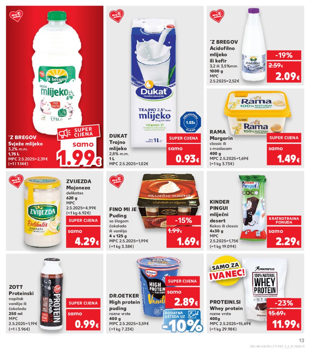Kaufland katalog Akcija 24.09. - 30.09.2025. Ivanec