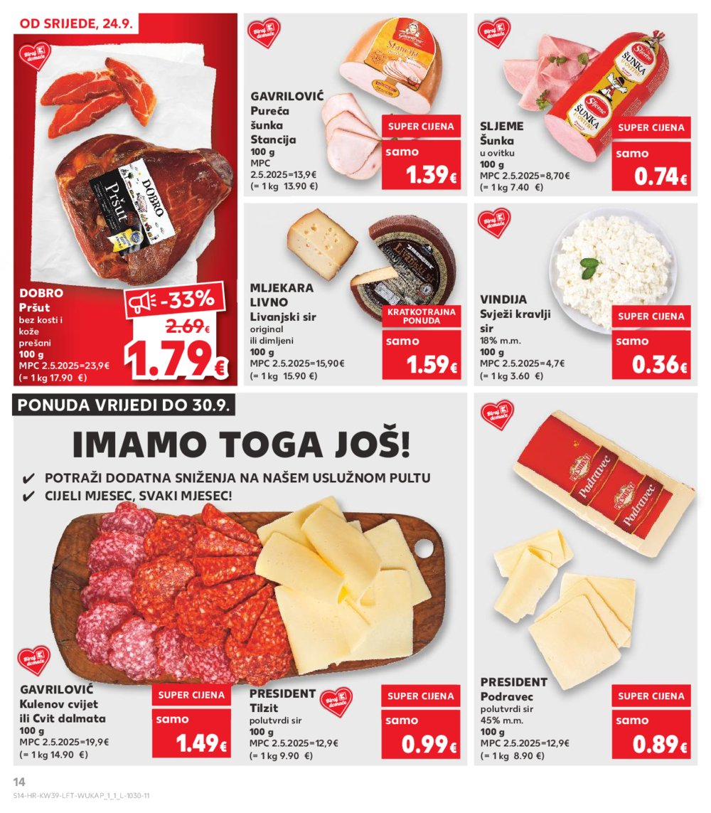 Kaufland katalog Akcija 24.09. - 30.09.2025. Ivanec