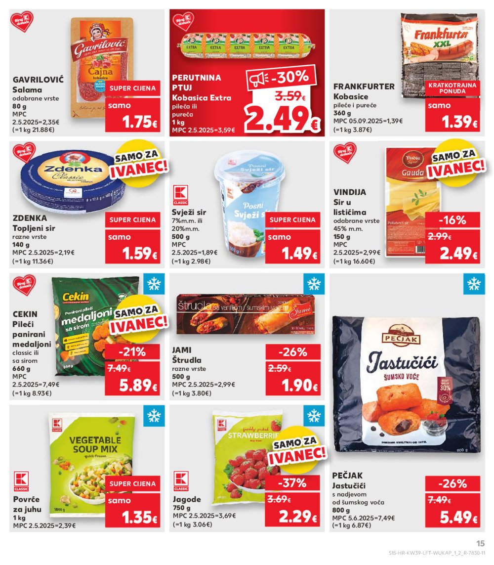 Kaufland katalog Akcija 24.09. - 30.09.2025. Ivanec