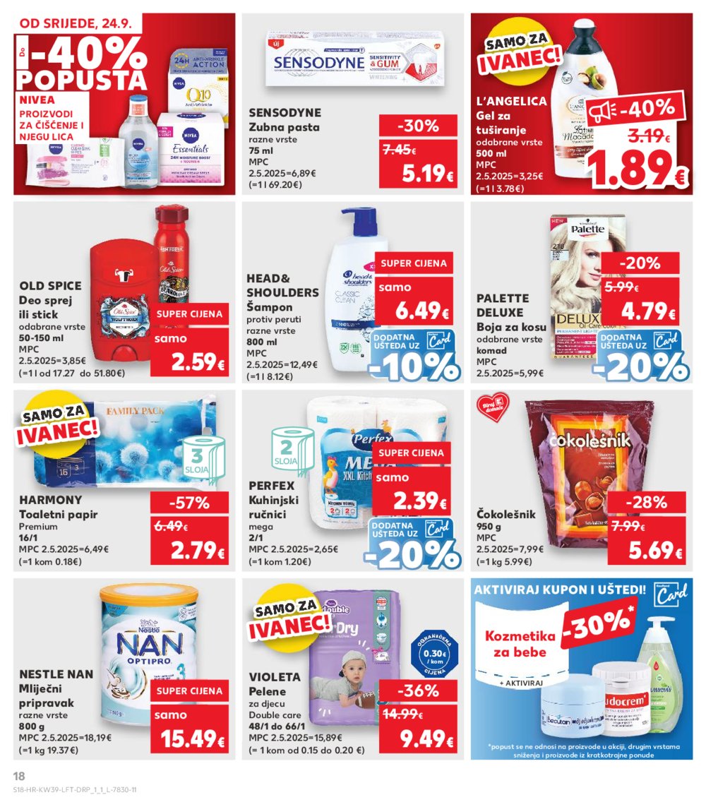 Kaufland katalog Akcija 24.09. - 30.09.2025. Ivanec
