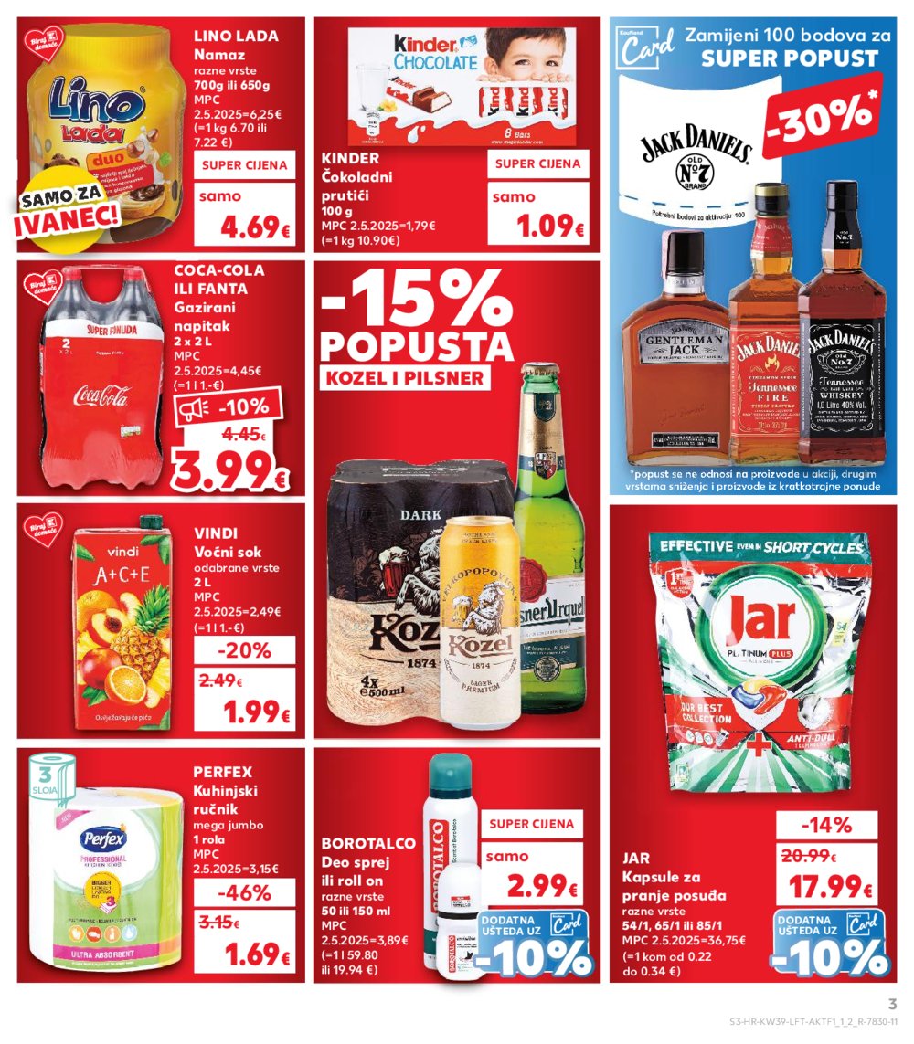 Kaufland katalog Akcija 24.09. - 30.09.2025. Ivanec