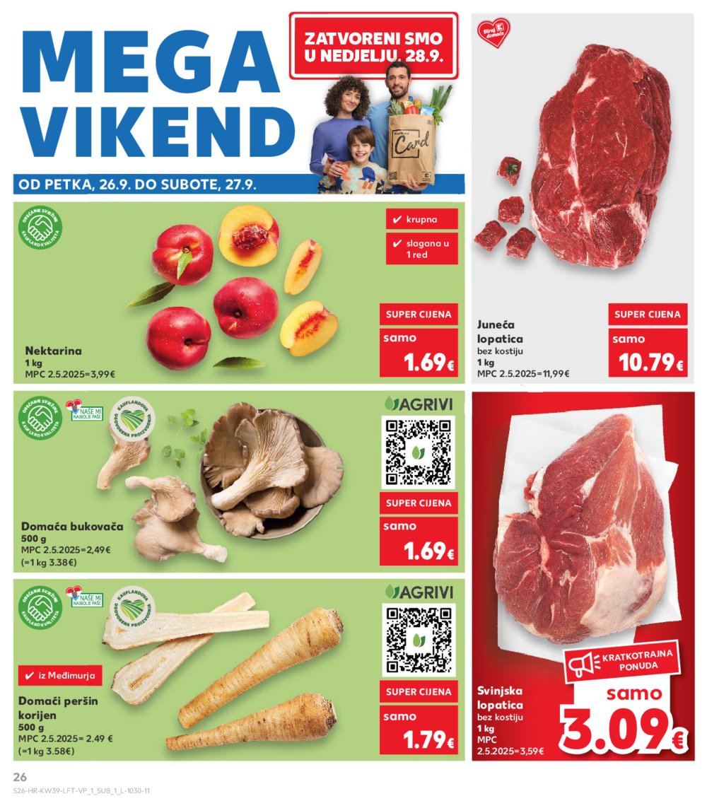 Kaufland katalog Akcija 24.09. - 30.09.2025. Ivanec