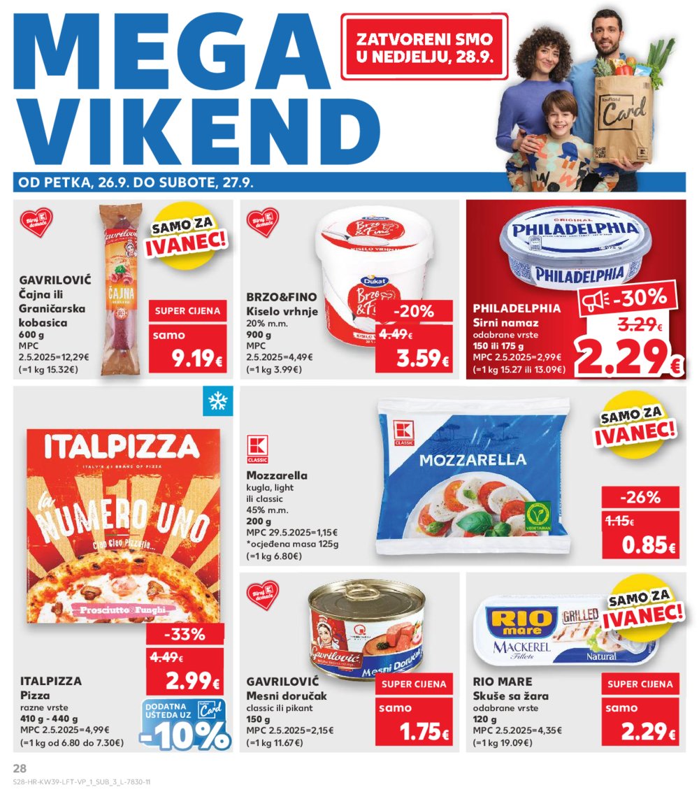 Kaufland katalog Akcija 24.09. - 30.09.2025. Ivanec