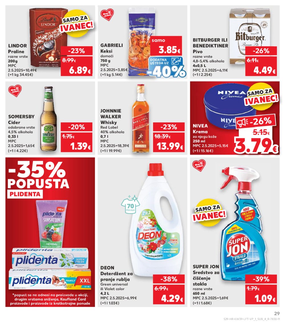 Kaufland katalog Akcija 24.09. - 30.09.2025. Ivanec