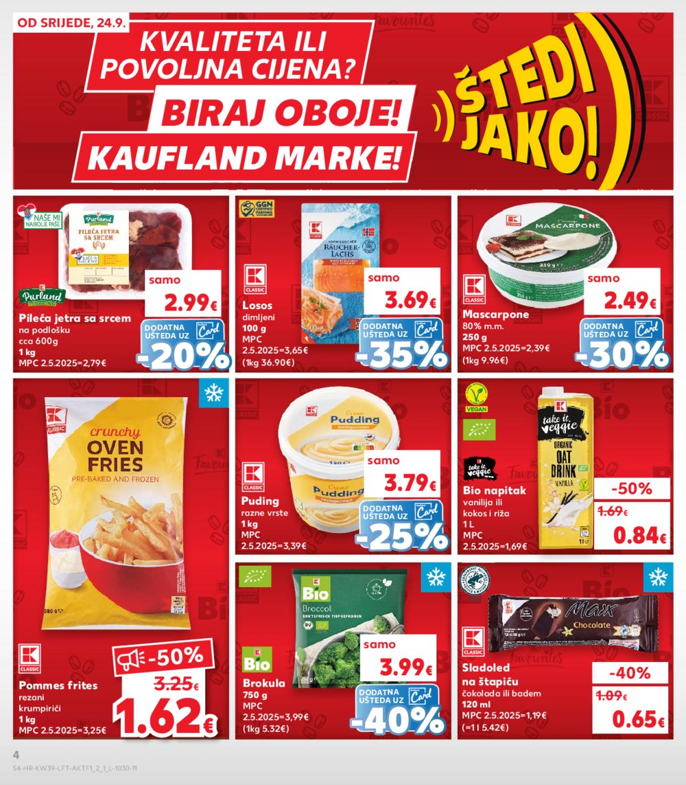 Kaufland katalog Akcija 24.09. - 30.09.2025. Ivanec