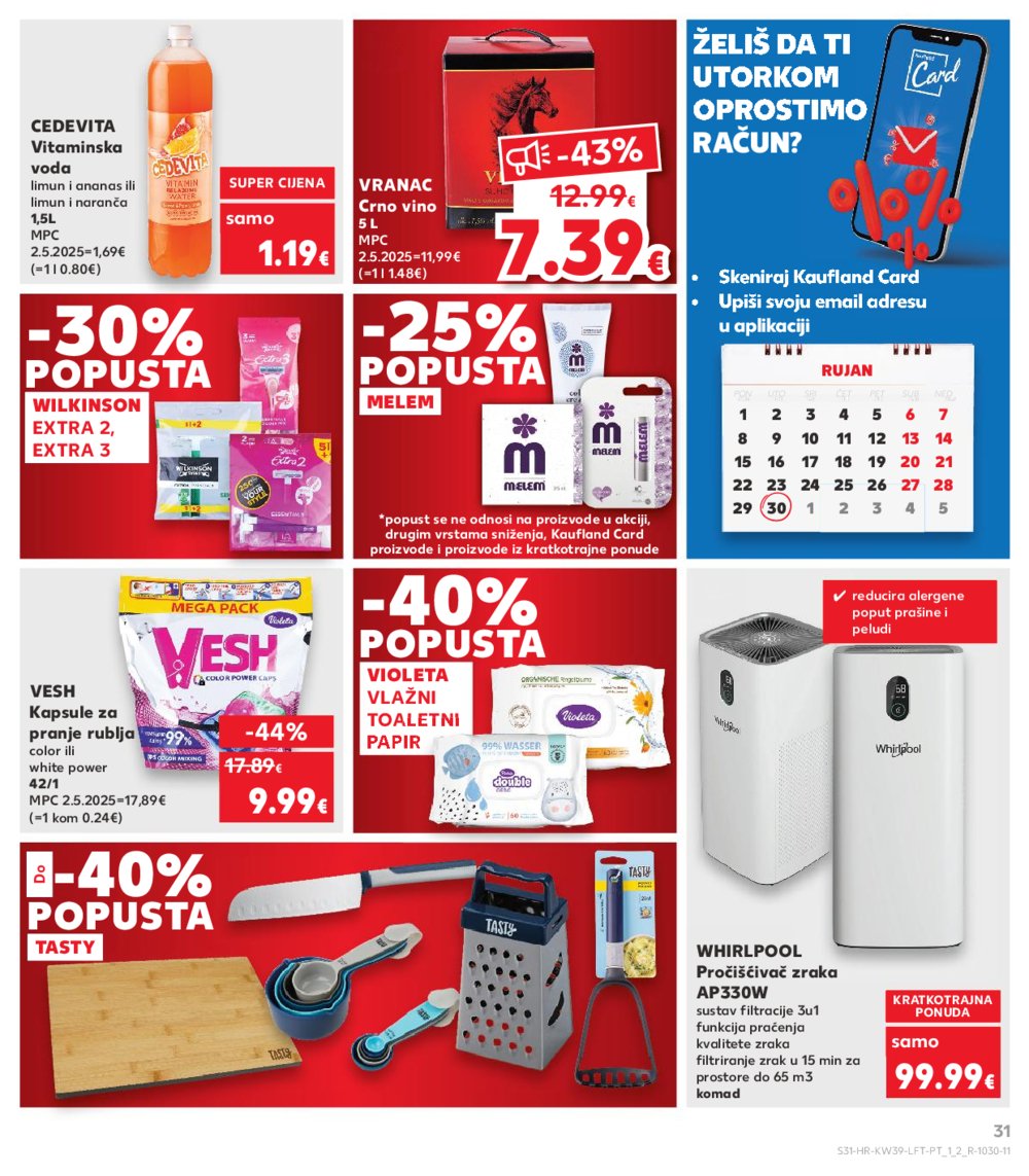 Kaufland katalog Akcija 24.09. - 30.09.2025. Ivanec