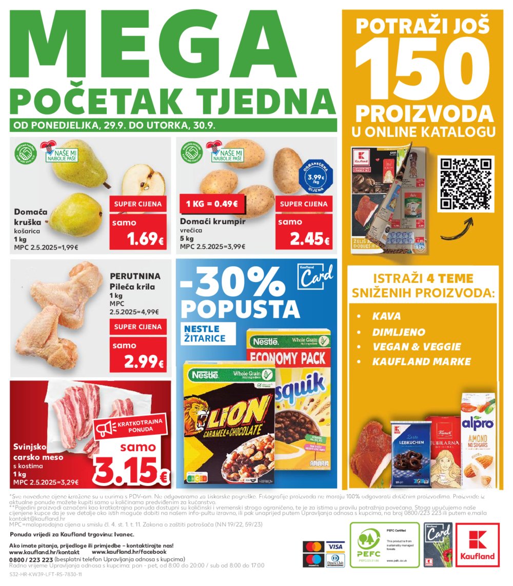 Kaufland katalog Akcija 24.09. - 30.09.2025. Ivanec