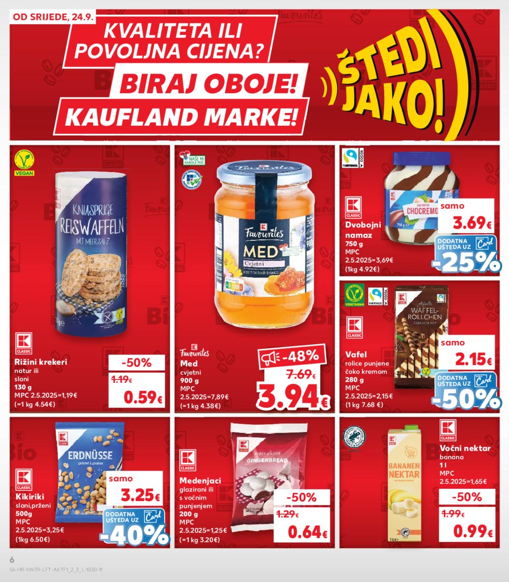Kaufland katalog Akcija 24.09. - 30.09.2025. Ivanec