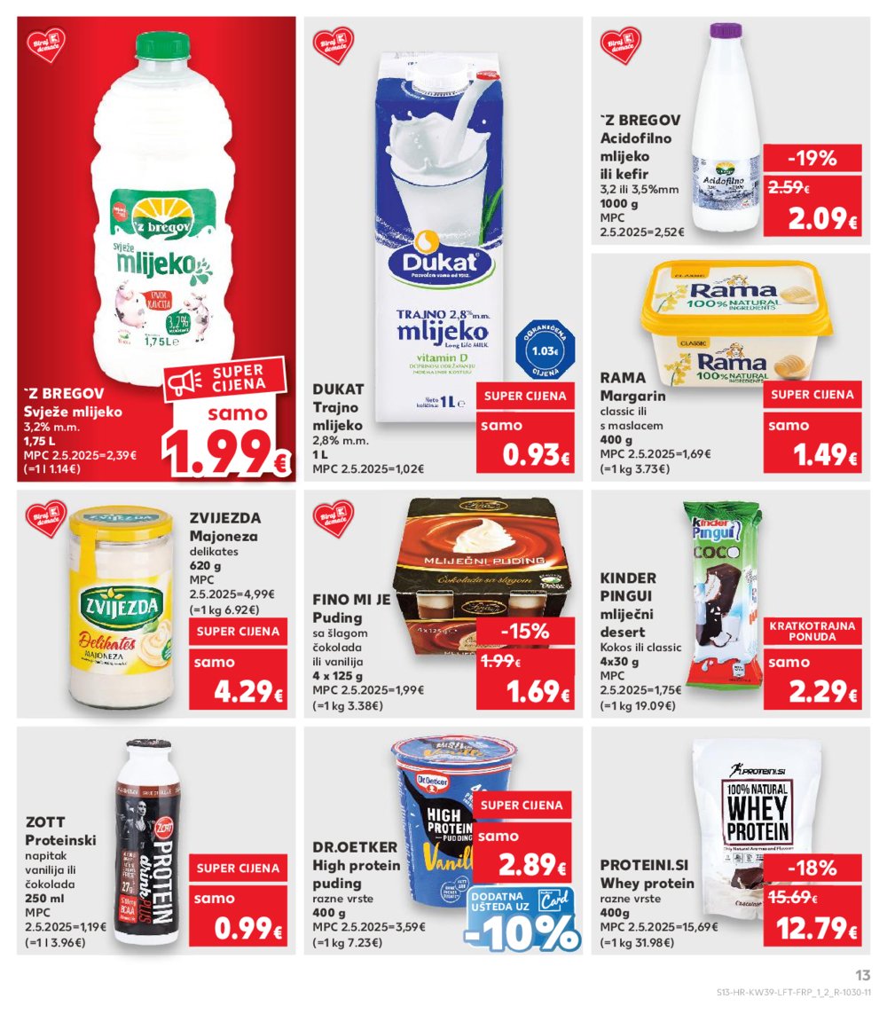 Kaufland katalog Akcija 24.09. - 30.09.2025. Odabrane poslovnice