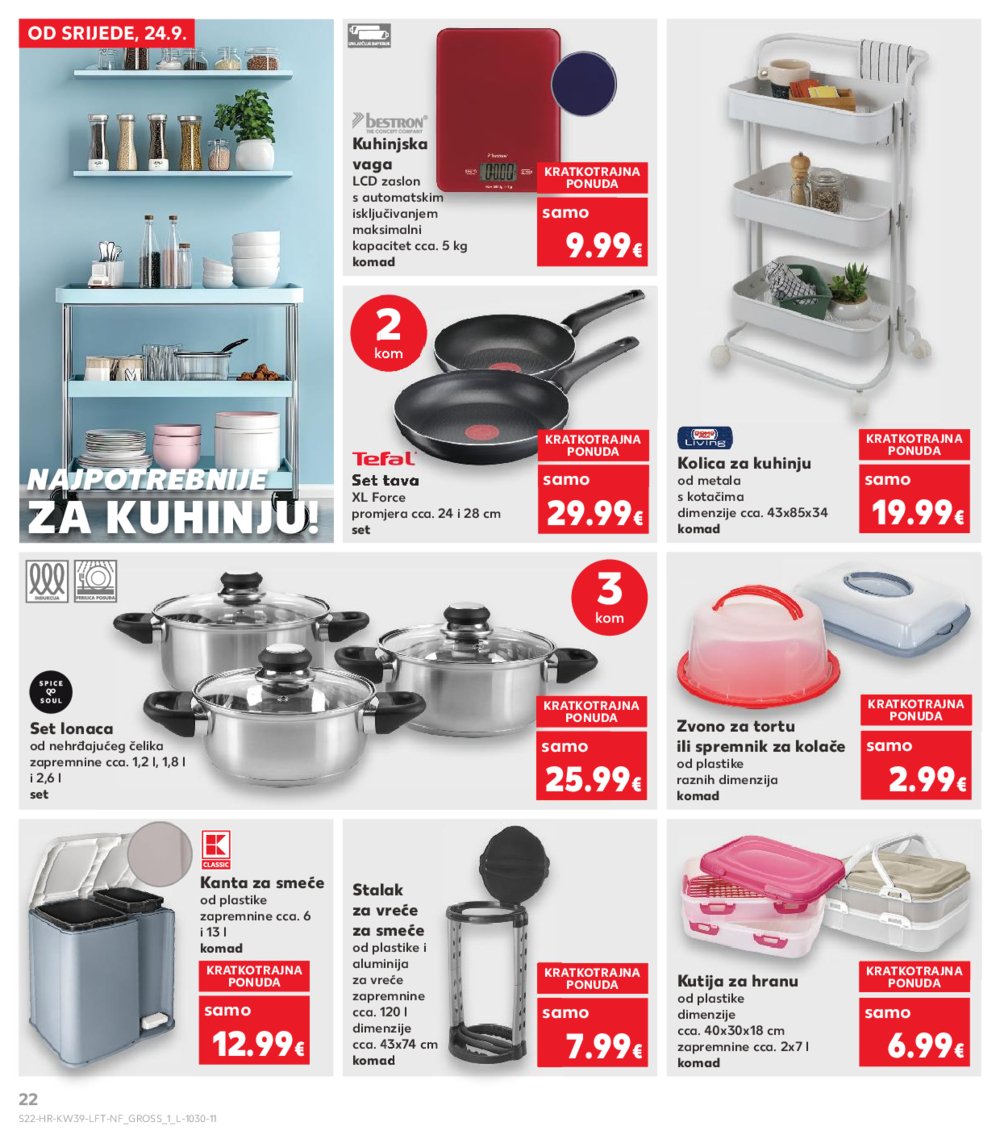 Kaufland katalog Akcija 24.09. - 30.09.2025. Odabrane poslovnice