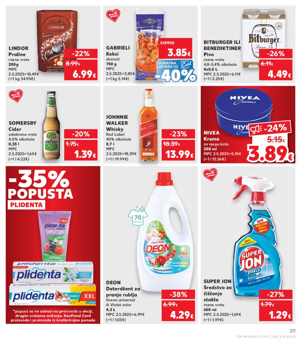 Kaufland katalog Akcija 24.09. - 30.09.2025. Odabrane poslovnice