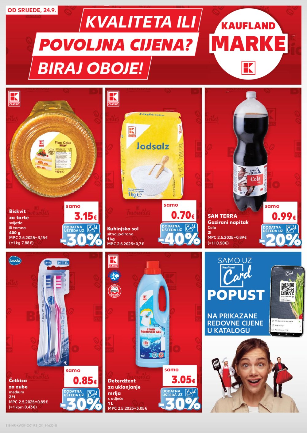 Kaufland katalog Robne marke 24.09. - 30.09.2025. Split