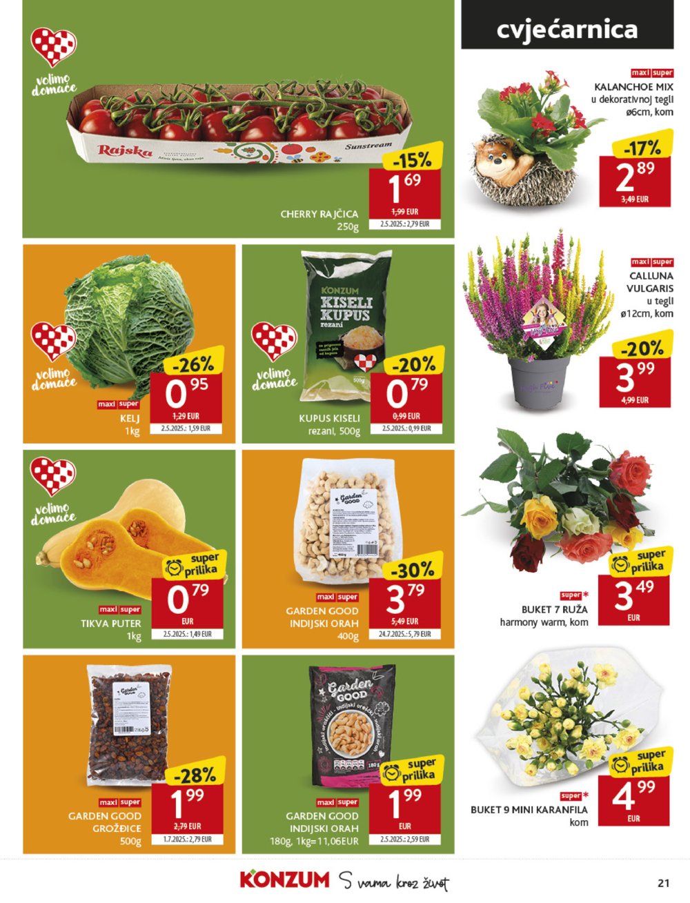 Konzum katalog Akcija 01.10. - 07.10.2025.