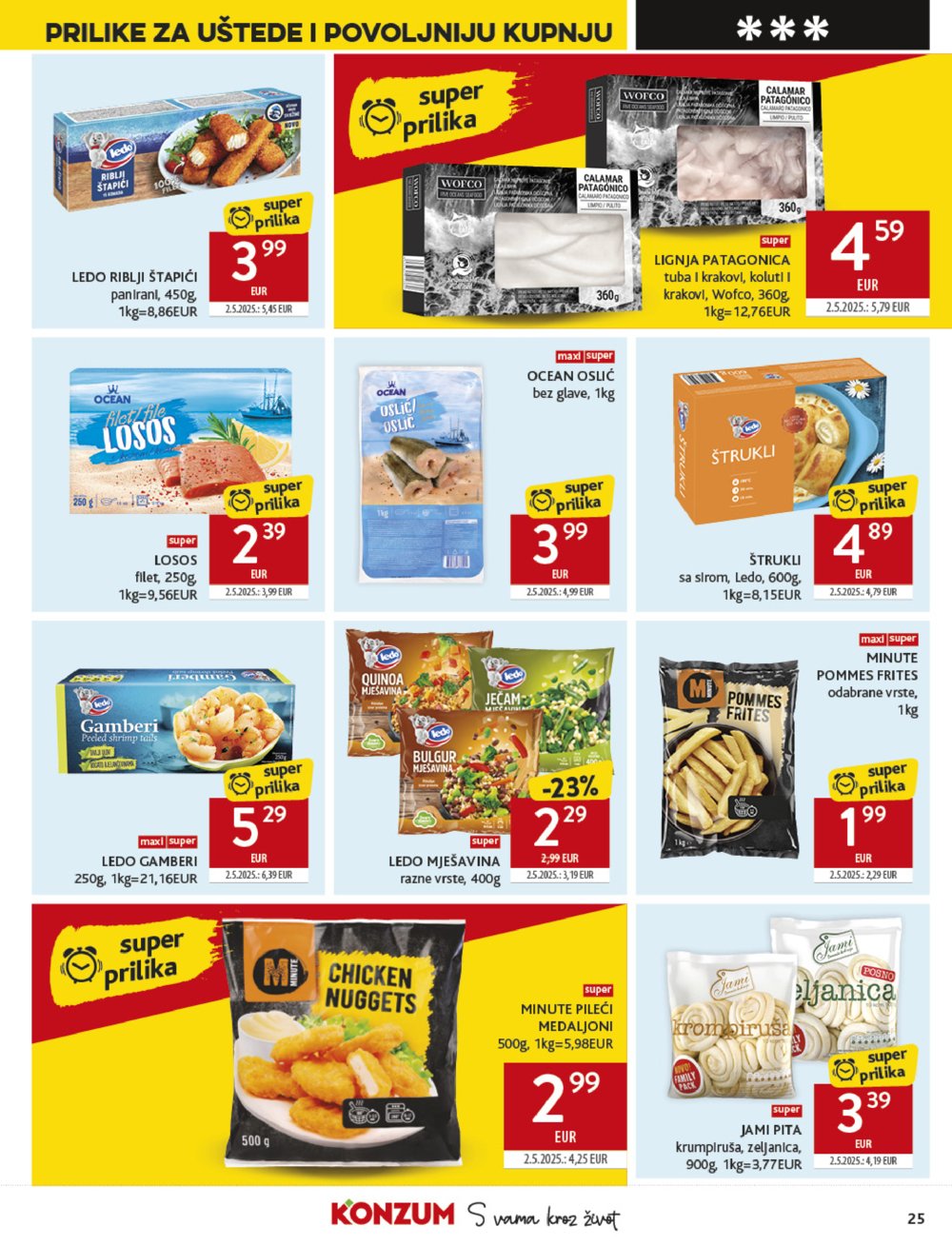 Konzum katalog Akcija 01.10. - 07.10.2025.