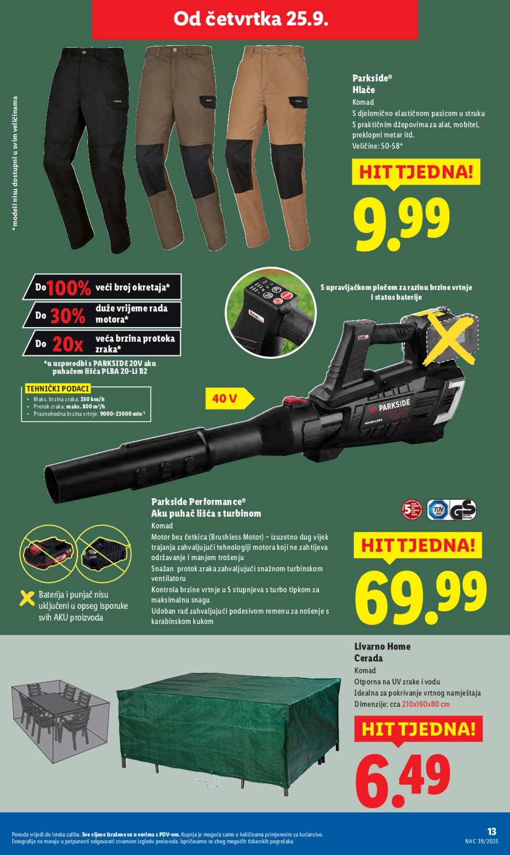 Lidl katalog Ponuda od četvrtka 25.09. - 28.09.2025.