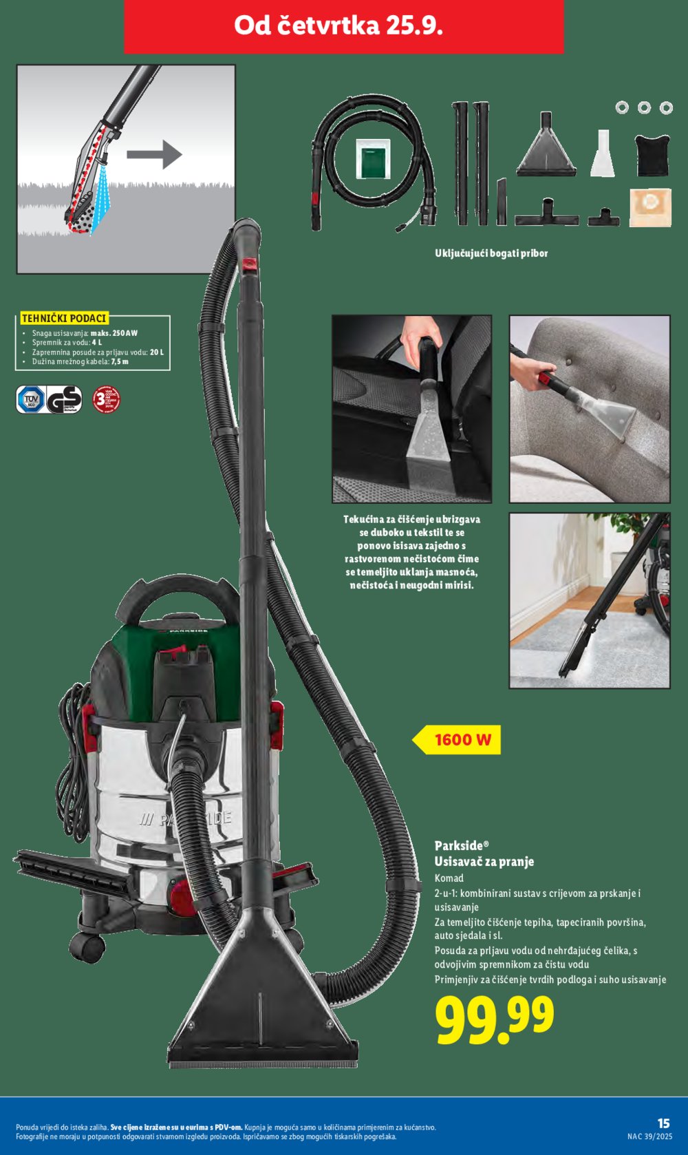 Lidl katalog Ponuda od četvrtka 25.09. - 28.09.2025.