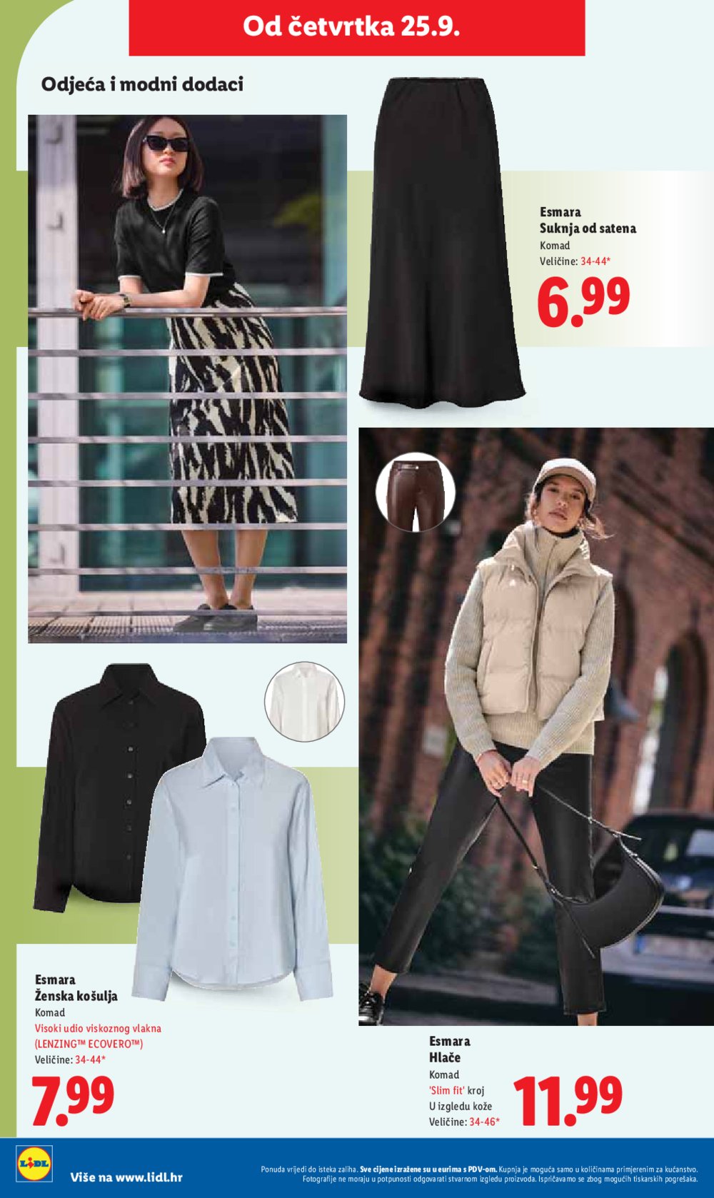 Lidl katalog Ponuda od četvrtka 25.09. - 28.09.2025.