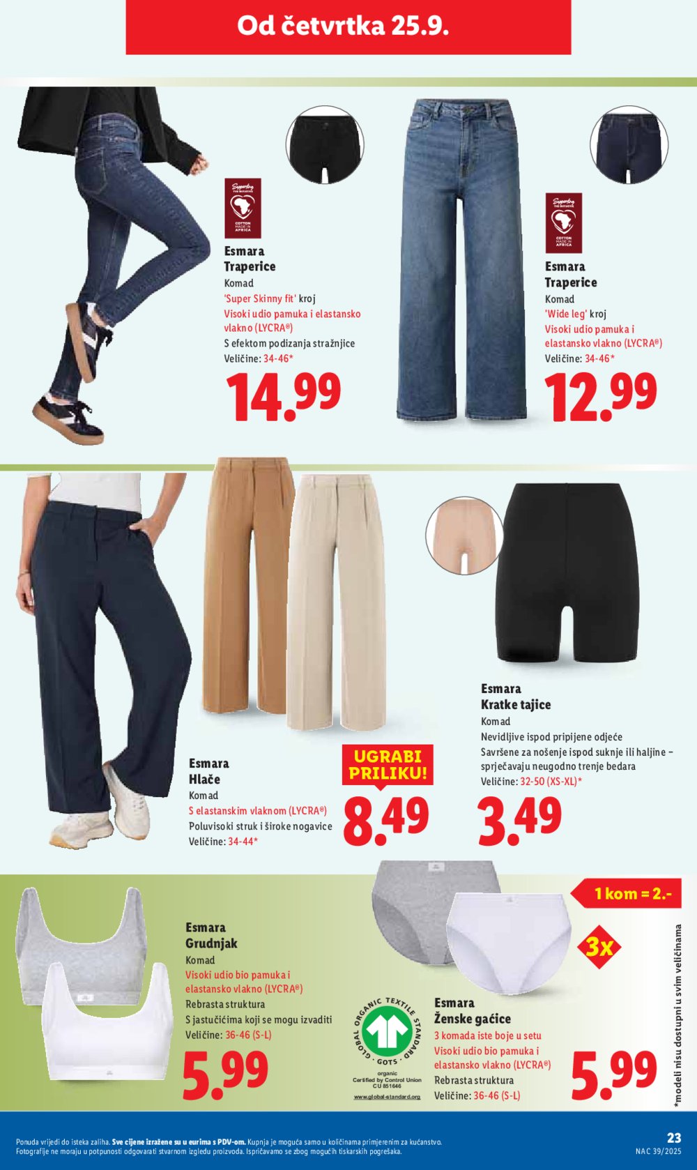 Lidl katalog Ponuda od četvrtka 25.09. - 28.09.2025.