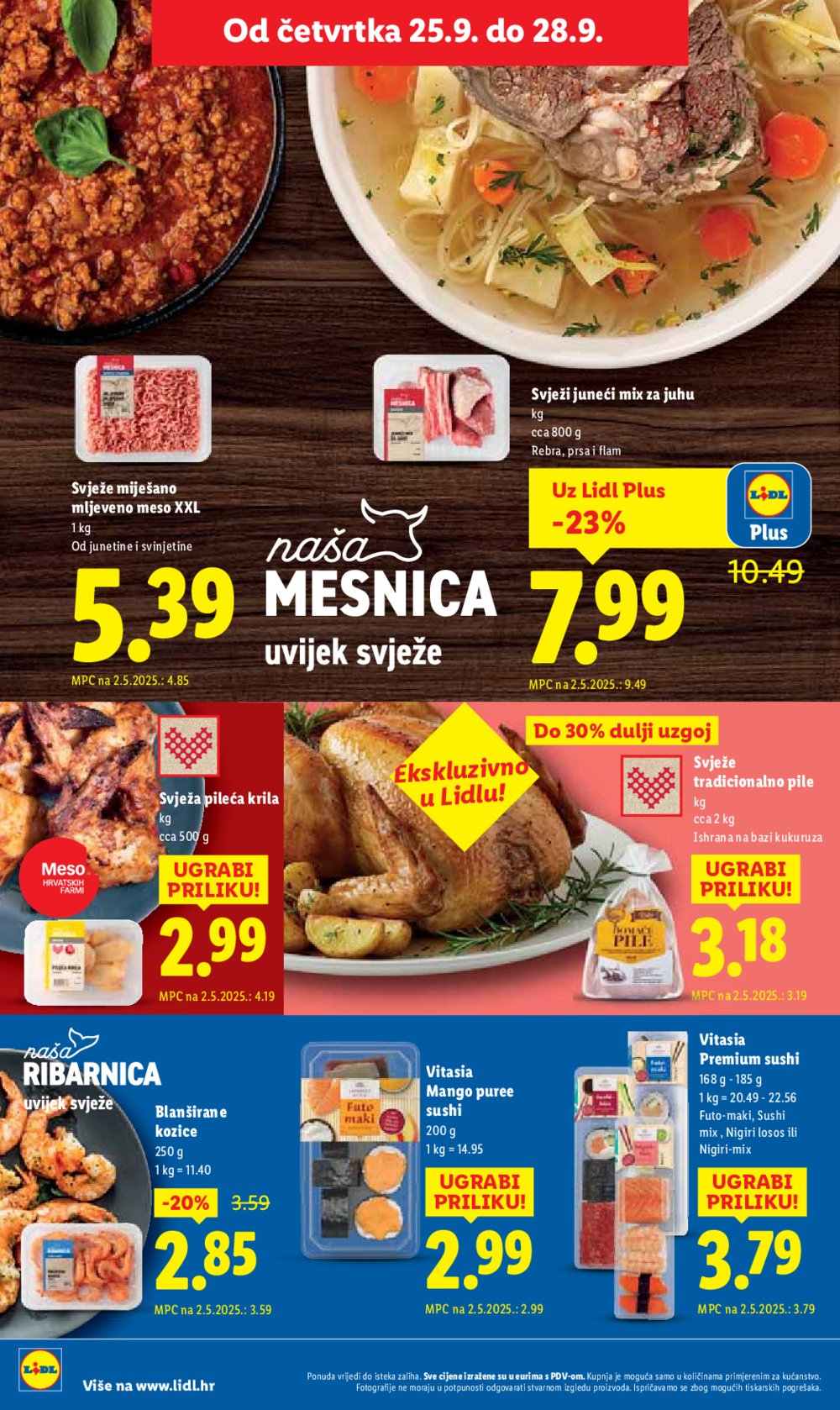 Lidl katalog Ponuda od četvrtka 25.09. - 28.09.2025.