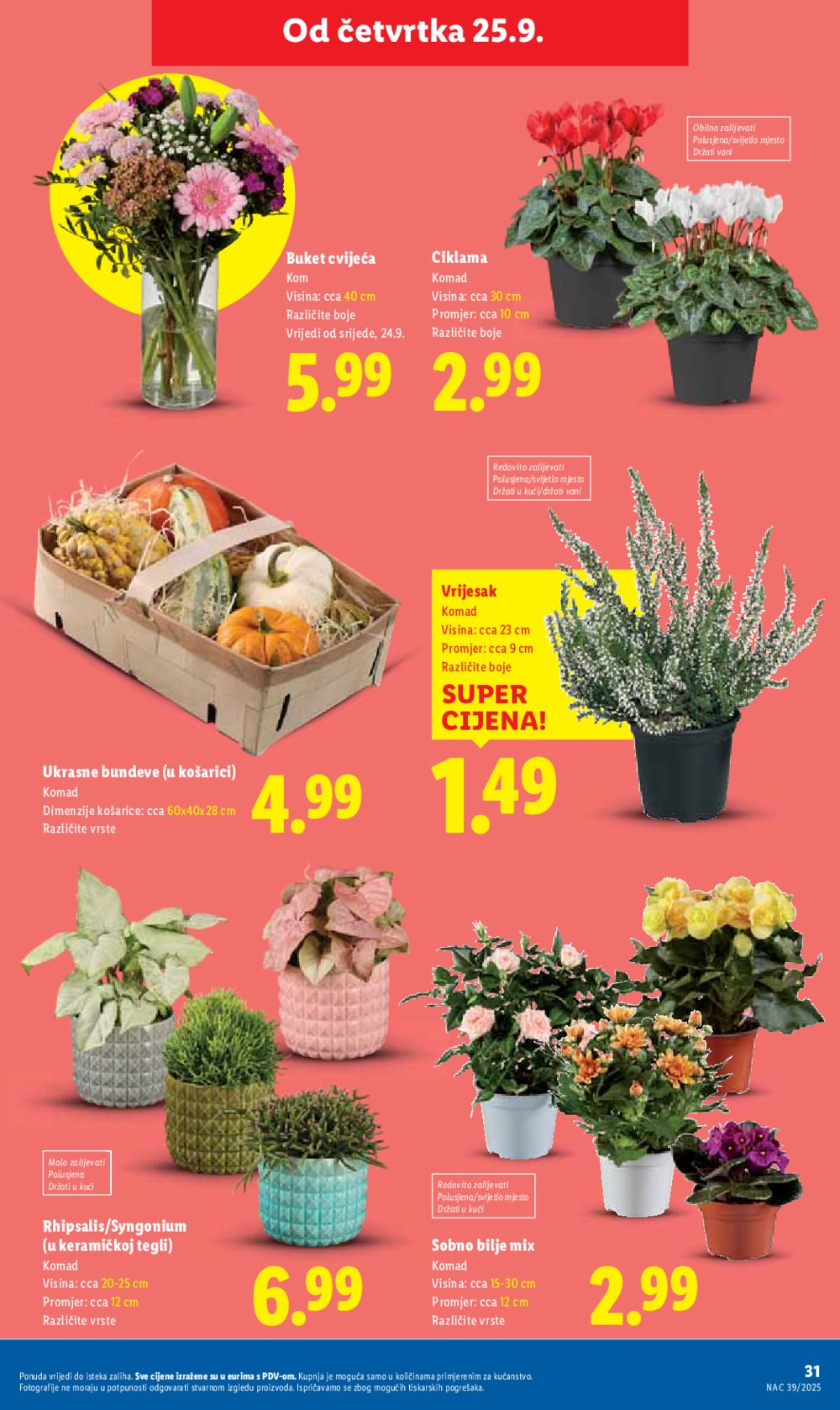 Lidl katalog Ponuda od četvrtka 25.09. - 28.09.2025.