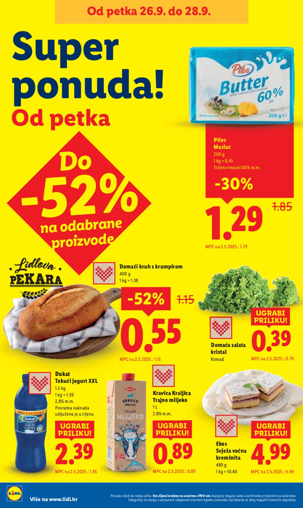 Lidl katalog Ponuda od četvrtka 25.09. - 28.09.2025.