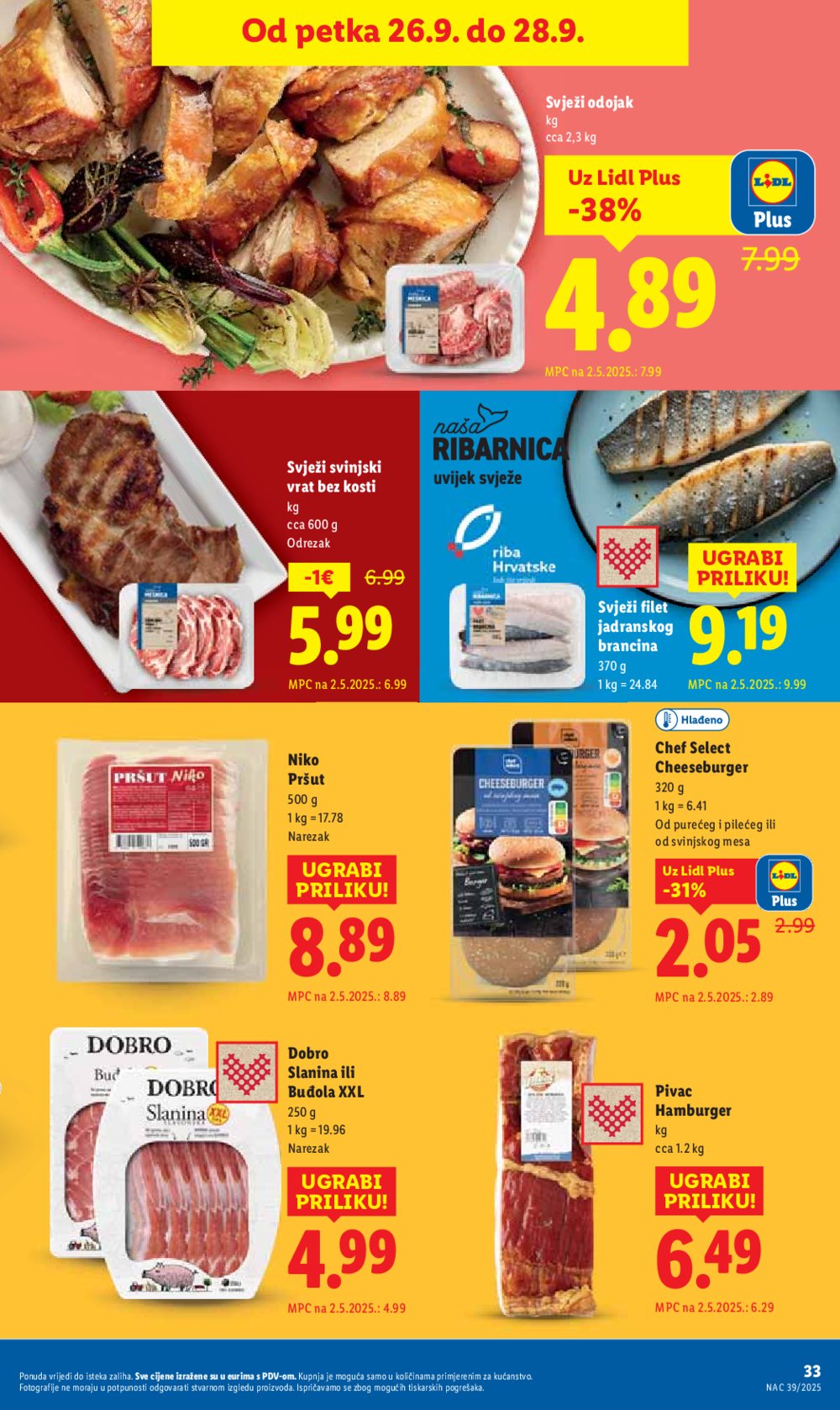 Lidl katalog Ponuda od četvrtka 25.09. - 28.09.2025.