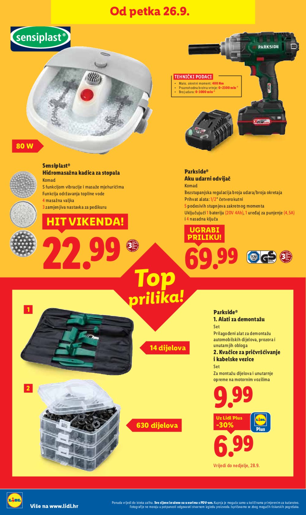 Lidl katalog Ponuda od četvrtka 25.09. - 28.09.2025.
