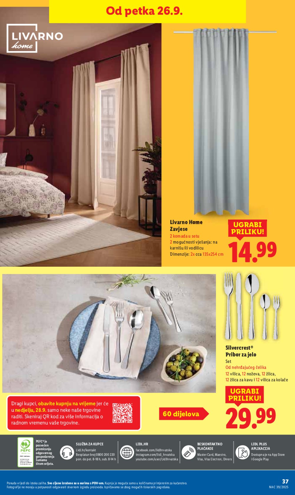 Lidl katalog Ponuda od četvrtka 25.09. - 28.09.2025.