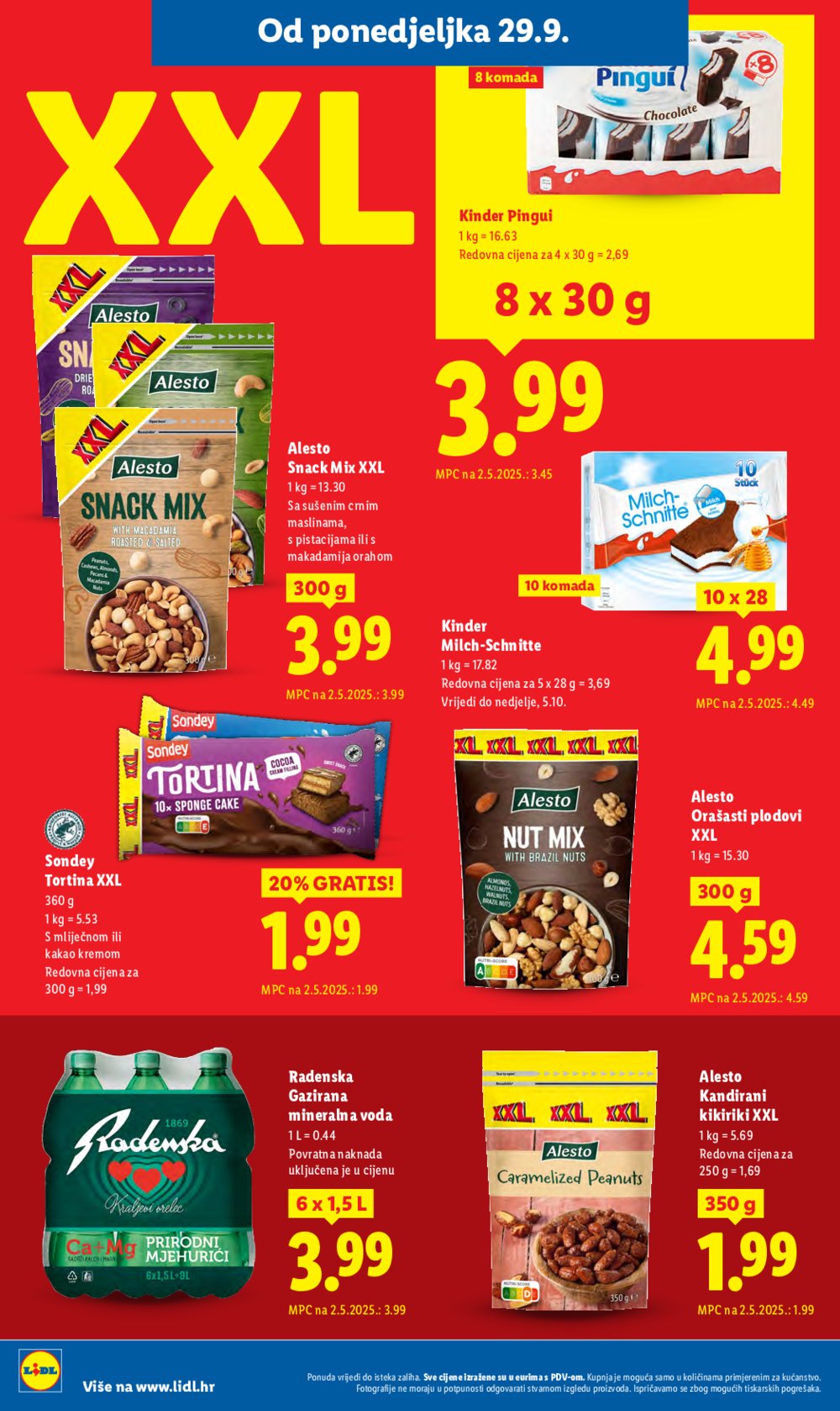 Lidl katalog Super ponuda od ponedjeljka 29.09. - 05.10.2025.