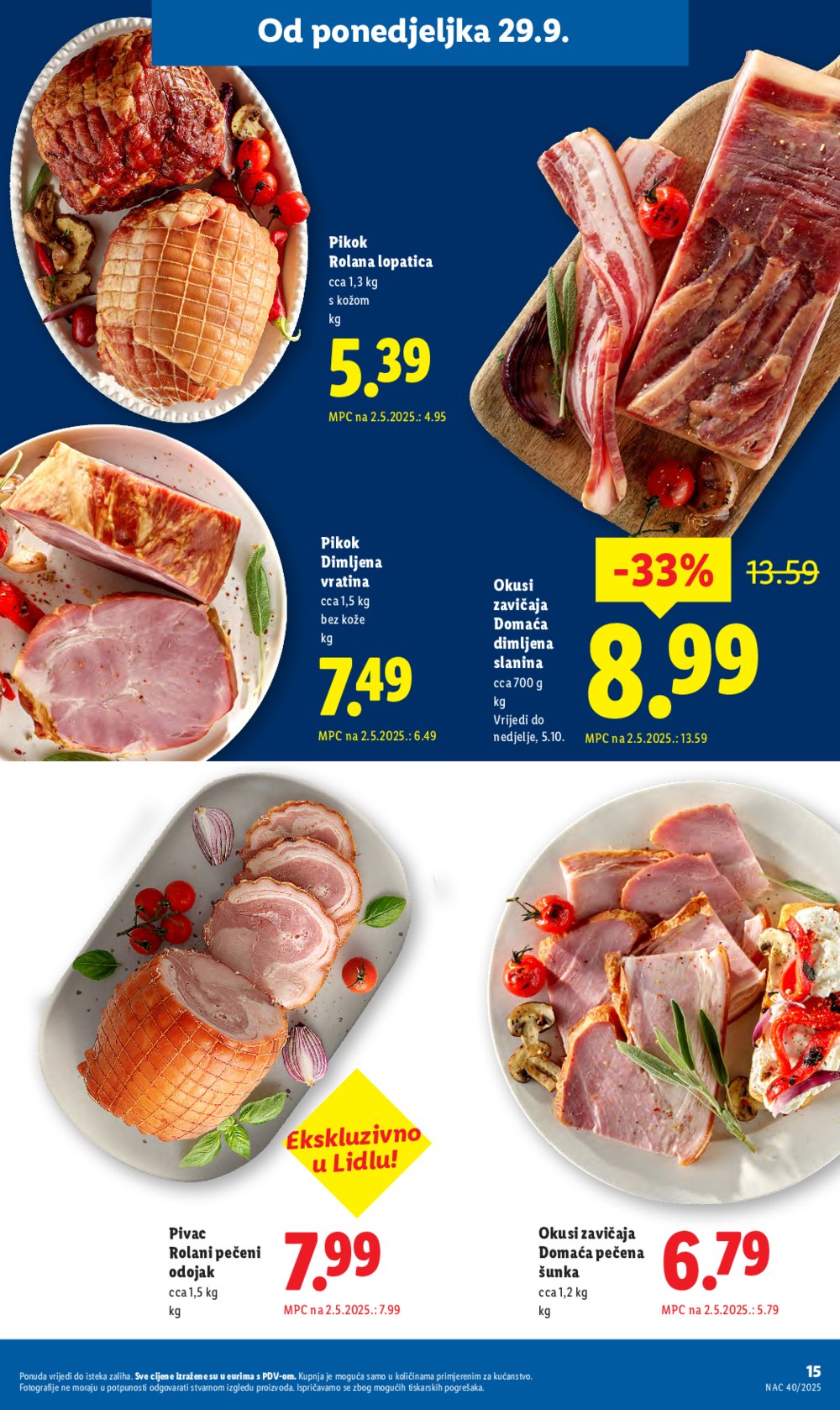 Lidl katalog Super ponuda od ponedjeljka 29.09. - 05.10.2025.