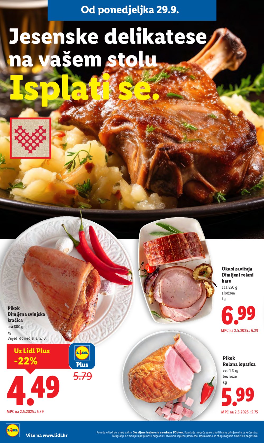 Lidl katalog Super ponuda od ponedjeljka 29.09. - 05.10.2025.