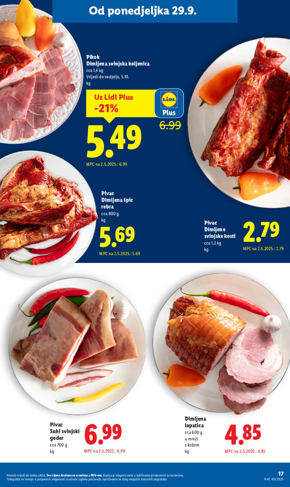 Lidl katalog Super ponuda od ponedjeljka 29.09. - 05.10.2025.